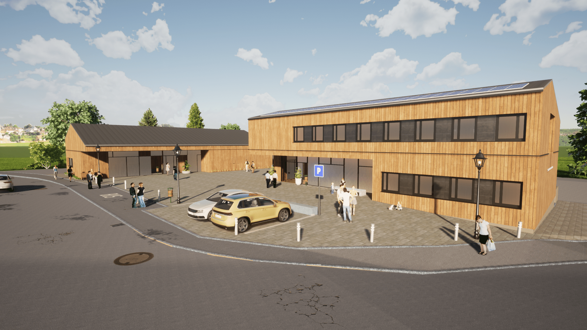 Duswald baut Gemeindeamt in St. Aegidi (OÖ) aus Holz